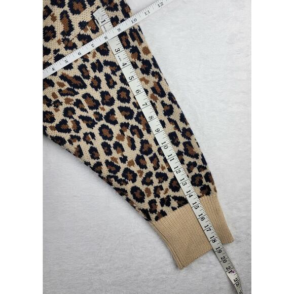 Crown & Ivory Sweater Size 2X Pullover Hi Low Hem Hi Neck Oversize Animal Print - Picture 10 of 10